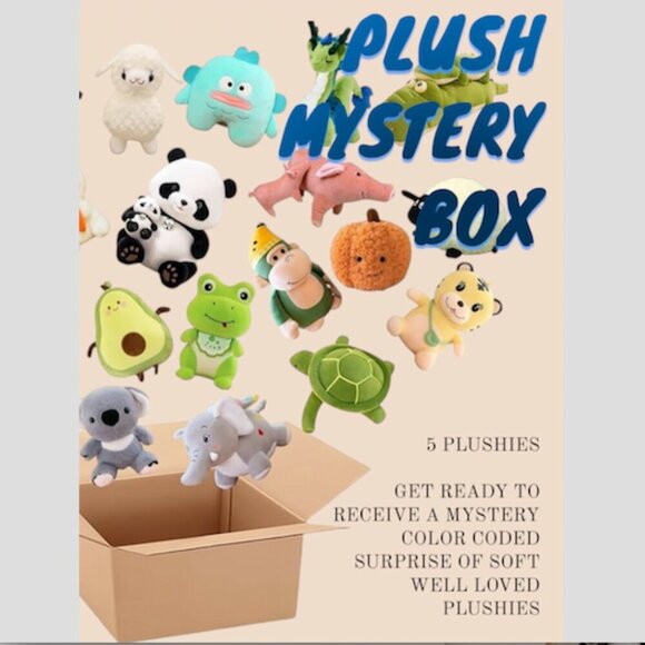 You Pick 5 Color Assorted Plush Stuffed Animal Mystery Lot Disney Squishmellow - Picture 2 of 6